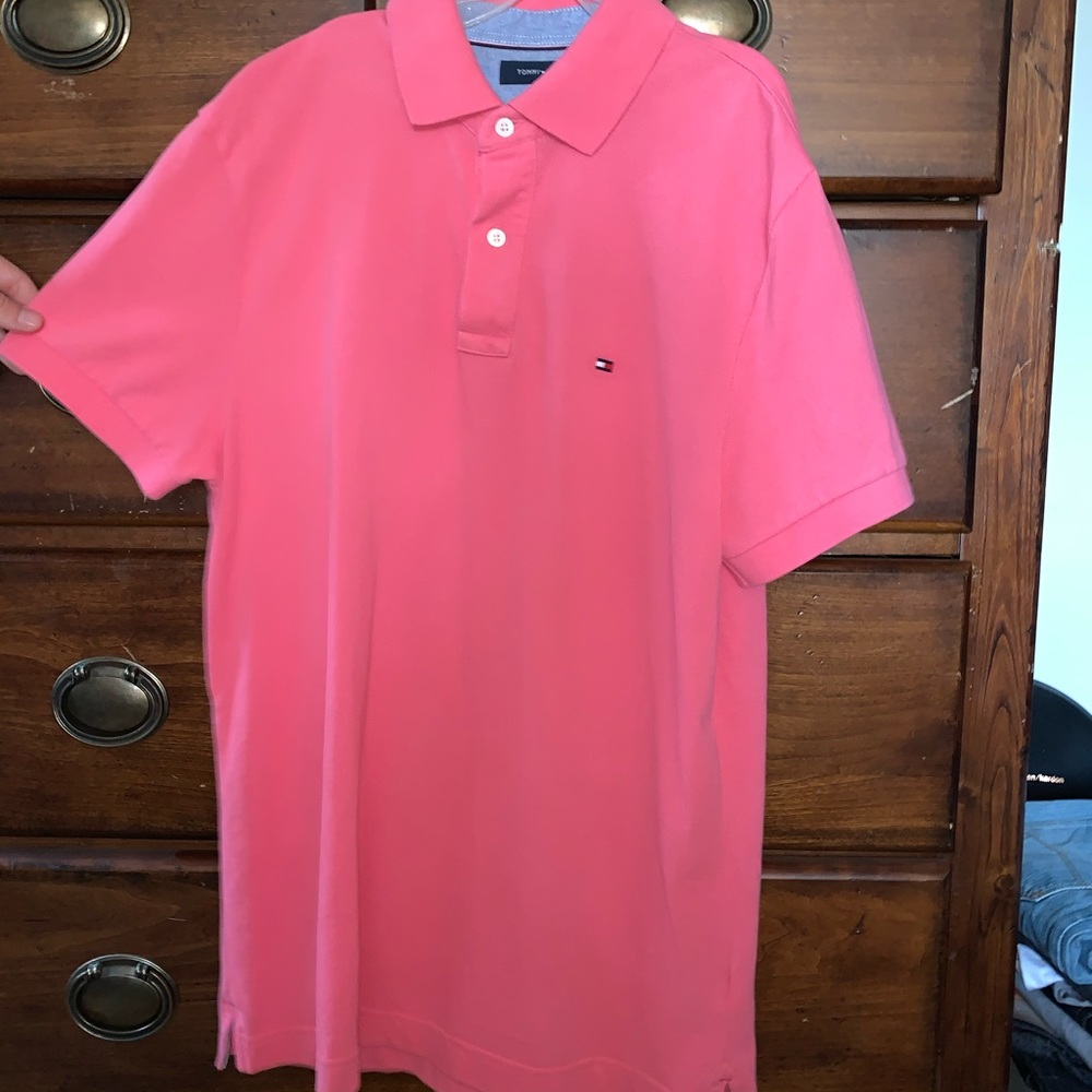 Tommy Hilfiger pink polo